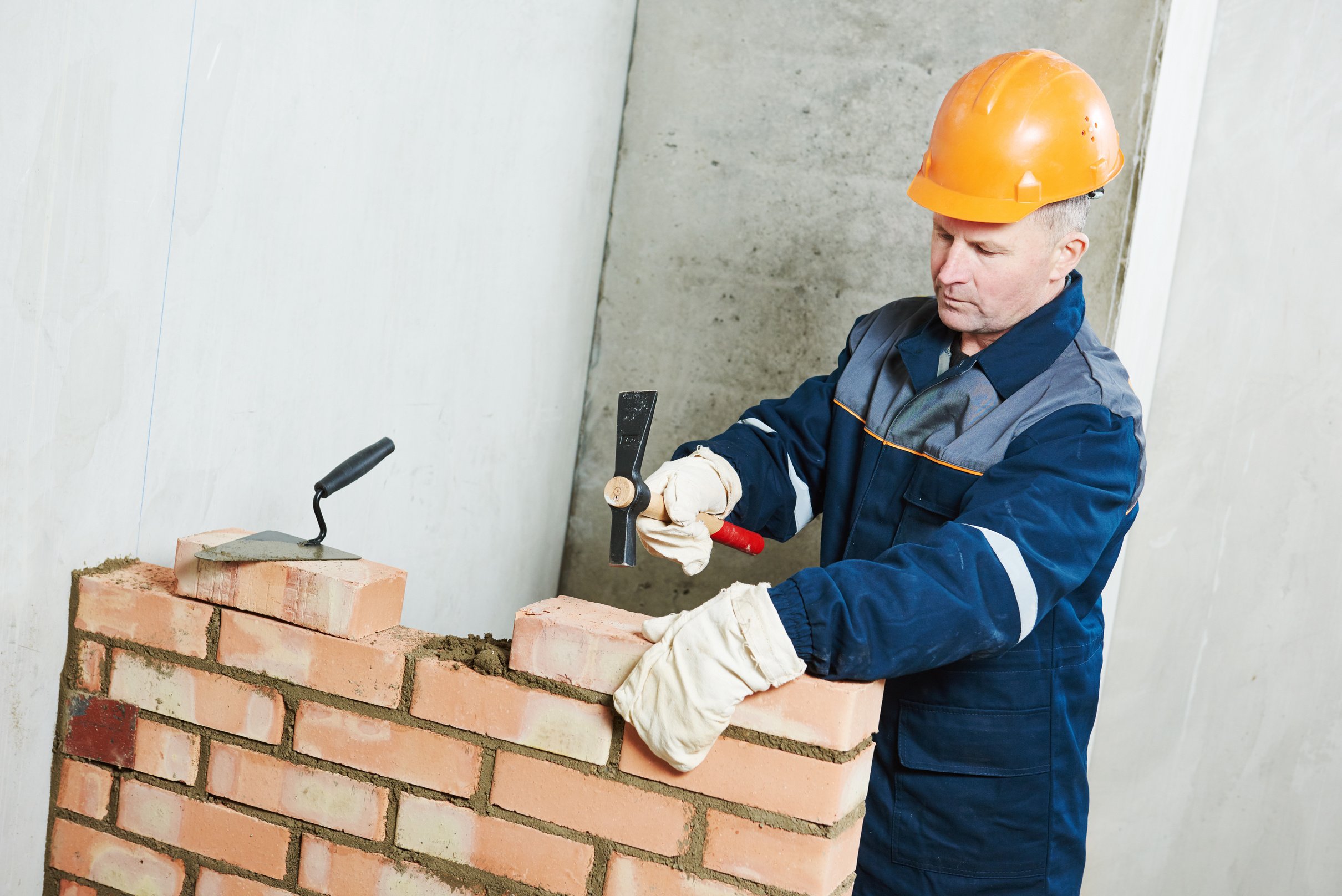 construction mason worker bricklayer